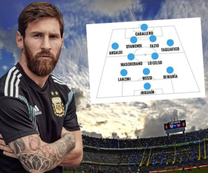 Argentina đá giao hữu, Messi tranh HLV xếp đội hình