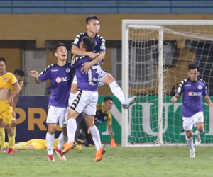 Hà Nội tiến tới kỉ lục 10 trận bất bại tại V-League 2018