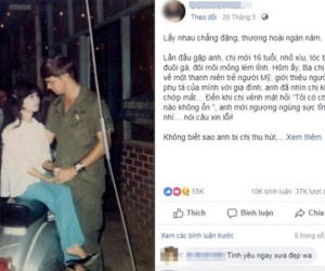 Bức ảnh 'lính Mỹ và cô gái Việt' xôn xao mạng xã hội - Câu chuyện thật phía sau còn cảm động hơn những gì chúng ta đọc được trên mạng