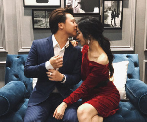 Bạn trai doanh nhân đăng ảnh hôn Hòa Minzy ngọt ngào nhân ngày sinh nhật