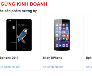 Bkav ngừng sản xuất Bphone 2017