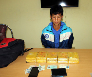Điện Biên: Bắt giữ đối tượng mua bán trái phép 10 bánh heroin