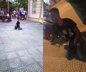 Nam sinh lần 3 quỳ trước cổng Nhạc viện, định quỵt tiền grab bike vì không có đủ 30 nghìn