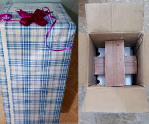 Chồng bạo gan gửi tặng vợ 1 thùng gạch vào ngày sinh nhật, con gái tiết lộ cái kết bất ngờ