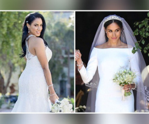 Cô gái giống Meghan như hai giọt nước: 'Cả cửa hàng ra chào vì tưởng tôi là công nương'