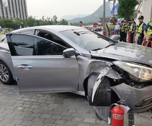'Công dân Triều Tiên đào tẩu' lao xe vào cổng Đại sứ quán Mỹ