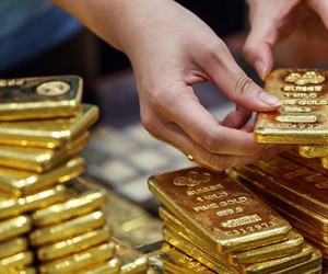 Đồng USD hụt hơi, giá vàng lên đỉnh 1 tuần