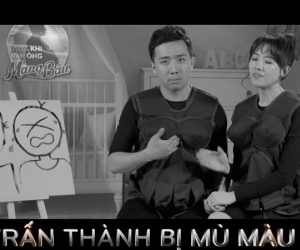 Khi đàn ông mang bầu tập 4: Kỳ Duyên và Trường Giang tranh cãi gay gắt, Hari Won tiết lộ chồng bị mù màu