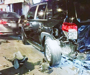 Thanh niên lái BMW gây tai nạn liên hoàn