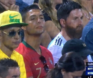 Messi, Ronaldo, Neymar 'phiên bản lỗi' xuất hiện cùng nhau