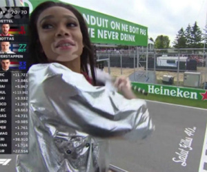 Người mẫu khiến cuộc đua F1 ở Canada náo loạn