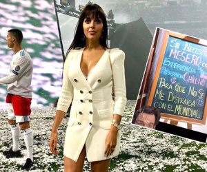 Bạn gái C. Ronaldo 'nhận gạch đá' vì trêu đùa Chilê vắng mặt ở World Cup