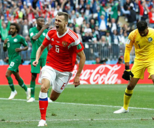 Nga giành chiến thắng năm sao trong trận mở màn World Cup 2018