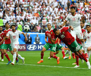 Morocco bất ngờ gục ngã trước Iran vì bàn phản lưới nhà vào phút chót