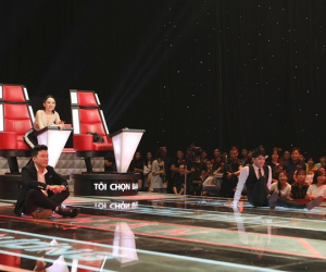 The Voice tập 5: Bùng nổ nút Chặn, Lam Trường - Noo Phước Thịnh 'ăn vạ' để dụ thí sinh