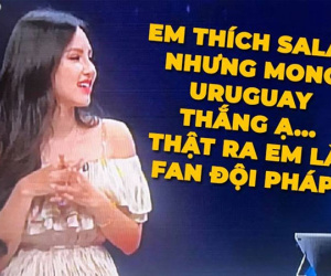 Hot girl bình luận World Cup 2018 gây tranh cãi trái chiều