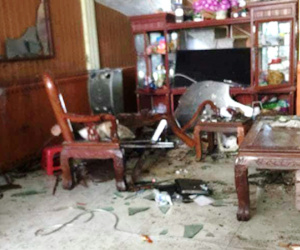 Con rể mang thuốc nổ đến nhà bố vợ cũ kích nổ tự sát