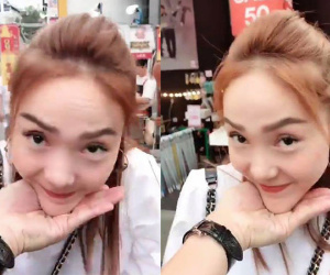 Mặc bàn tán của dư luận về chiếc cằm biến dạng, Minh Hằng vẫn tự tin thực hiện trào lưu 'Halu Halu'