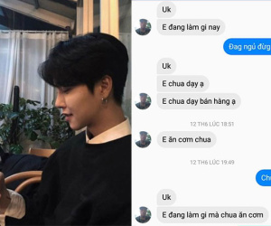 Màn tán gái hại não nhất Vịnh Bắc Bộ: Hằng ngày đều hỏi ăn cơm chưa, ngủ dậy chưa và... hết!