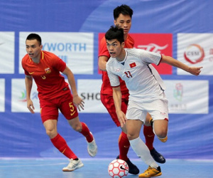 ĐT Futsal Việt Nam thắng đậm chủ nhà Trung Quốc tại giải Tứ hùng
