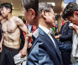 Son Heung-min khóc như một đứa trẻ khi gặp Tổng thống Hàn Quốc