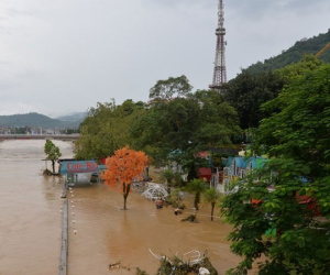 Chùm ảnh: Hà Giang còn ngổn ngang sau khi nước lũ rút