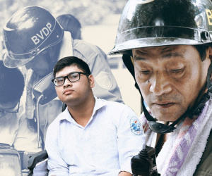 Chuyện người cha già bên chiếc xe lăn chờ con trai thi THPT Quốc Gia: 'Em nợ bố nhiều lắm'