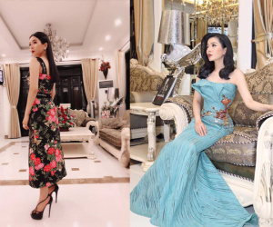 Hình ảnh hiếm hoi về biệt thự triệu đô của Lệ Quyên và chồng