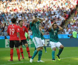 Đức thua Hàn Quốc và bị loại khỏi World Cup