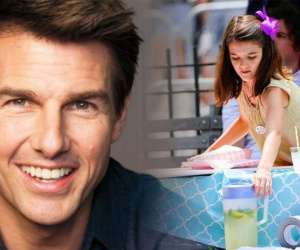 Suri lộ ảnh bán nước chanh ngoài đường kiếm từng đồng, Tom Cruise quyết định gặp con gái