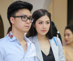 Tú Anh và ông xã tương lai lần đầu công khai xuất hiện tình tứ giữa sự kiện