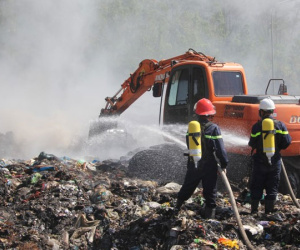 Vụ cháy bãi rác khiến 34 người nhập viện: Đám cháy đã được khống chế