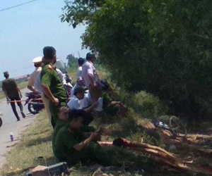 Nam Định: Phát hiện người đàn ông vô danh tử vong gần chiếc xe đạp có ghế trẻ em