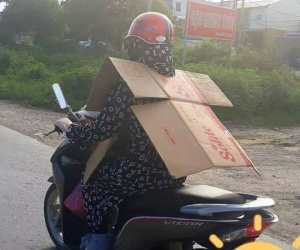 Bản tin ninja hè 2018: Kín bưng đầu đến chân, khoác thêm giáp trụ bìa carton để chống nóng