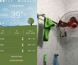 Dân mạng cả nước chia sẻ bảng nhiệt độ kinh hoàng, mách nhau cách sống sót qua chuỗi ngày 40 độ