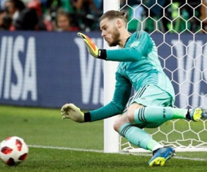 De Gea chỉ có một pha cứu thua tại World Cup 2018