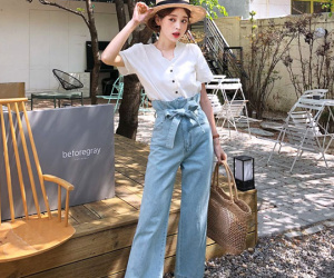 Mê quần jeans say đắm nhưng ngại nắng nóng, các nàng cứ diện jeans dáng suông để vừa mát mẻ lại chuẩn trendy