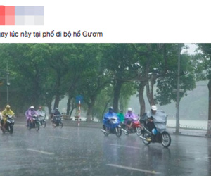 Nhân ngày nắng nóng đỉnh điểm 40 độ C, cộng đồng mạng rầm rộ chia sẻ ảnh khăn len áo ấm, mưa rào mát lạnh... trong mơ