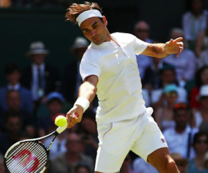 Federer chỉ cần 79 phút để vào vòng hai Wimbledon