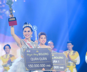 Trần Mỹ Ngọc lên ngôi Quán quân Duyên Dáng Bolero 2018
