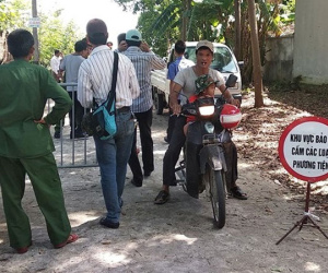 Công an thực nghiệm hiện trường vụ phóng viên Đặng Tuyền tử vong ở sông Hồng