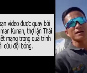 Video Thợ lặn Thái trước chuyến đi định mệnh: 'Hẹn gặp tối nay ở Tham Luang'