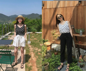 'Chinh phục' họa tiết chấm bi thật đơn giản nếu các nàng áp dụng đôi ba tips diện đồ này