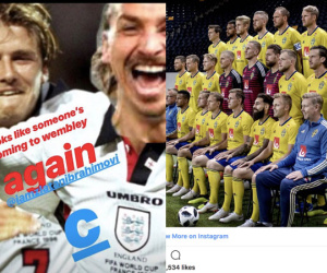 David Beckham, Rooney thi nhau trêu Ibrahimovic sau chiến thắng của đội tuyển Anh