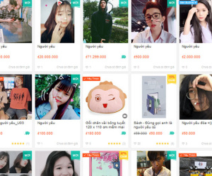 Hội độc thân chẳng cần lo ế, đã có dịch vụ 'bán người yêu rẻ như cho' trên trang mua bán online