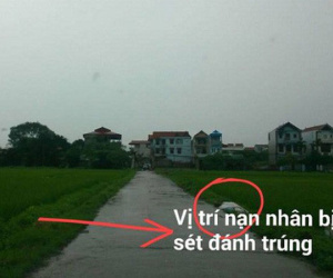 Đi cấy gặp mưa, hai người bị sét đánh tử vong ở Hải Phòng