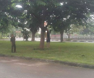 Để lại đôi dép, nam thanh niên treo cổ trên cây ở Hải Dương
