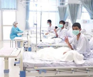 Đội bóng nhí Thái Lan xuất viện vào tuần sau