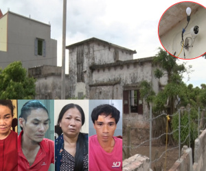 Hai mẹ con buôn ma túy chăng bẫy điện dây thép gai quanh nhà