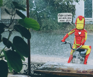 'Thánh' kể chuyện siêu cute: Iron man đạp xe đi mua áo mưa, Vô Diện 'say hello' Bùi Viện